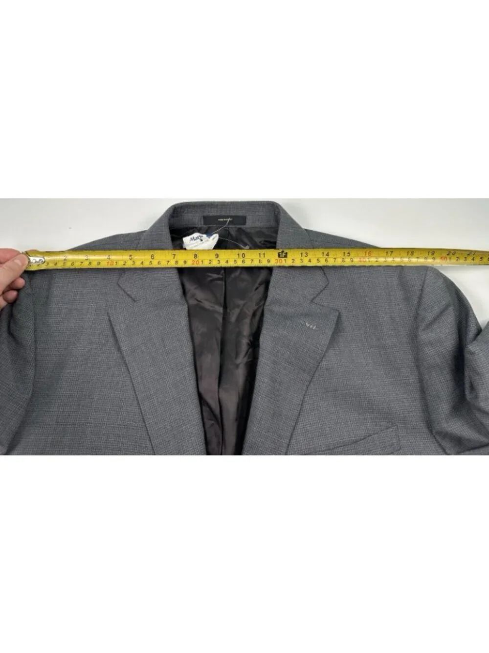 Massimo Dutti Men’s Extrafine wool grey blazer Sport Coat size 48R NWT